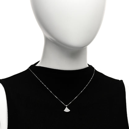 Bulgari 18K White Gold Diamond Divas' Dream Pave Necklace 2 of 7