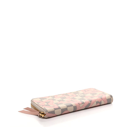 Louis Vuitton Damier Azur Tahitienne Clemence Wallet 4 of 8