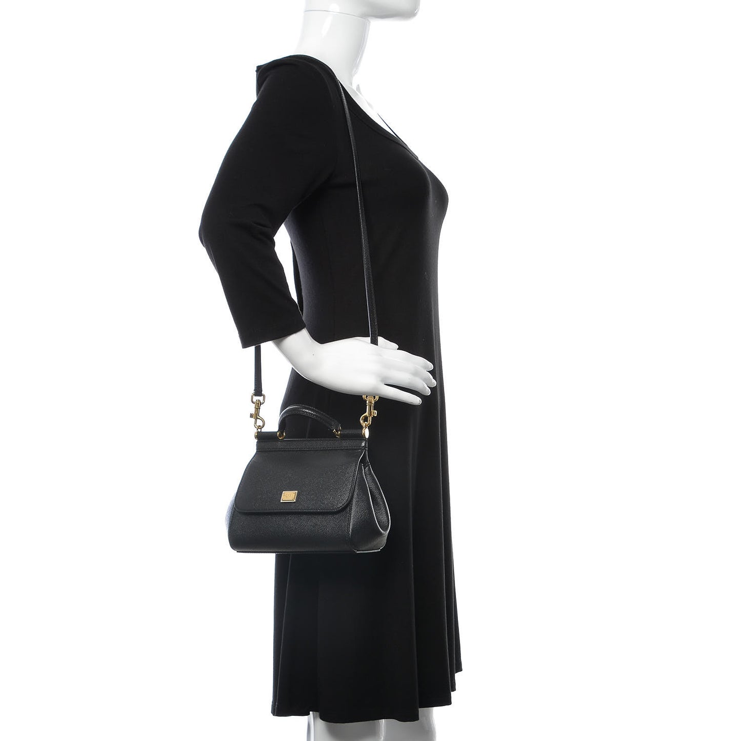 Dauphine Small Miss Sicily Satchel Black