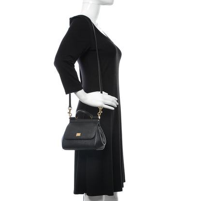 Dolce & Gabbana Dauphine Small Miss Sicily Satchel Black 2 of 9