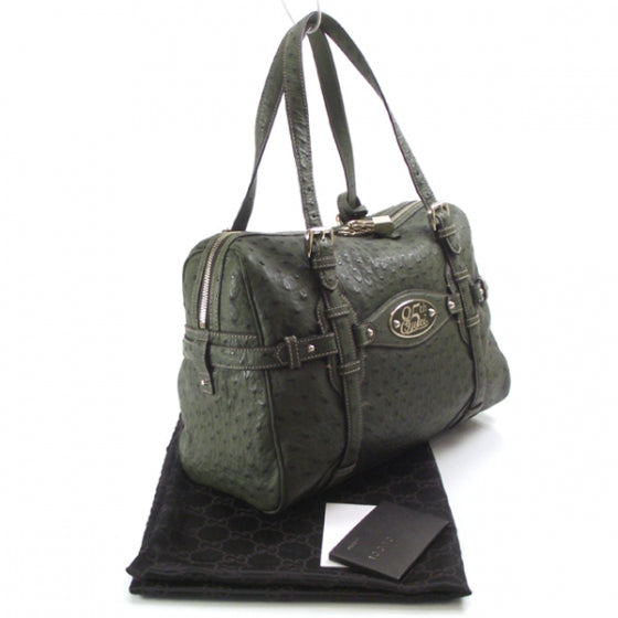 Ostrich 85th Anniversary Large Boston Bag