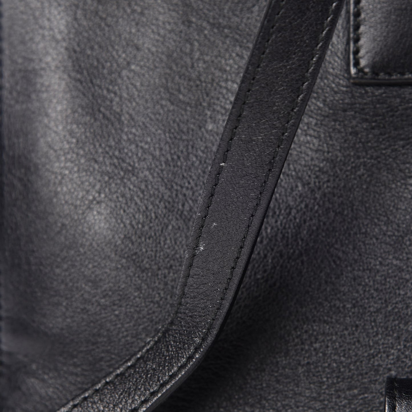 Calfskin Small Sac De Jour Black