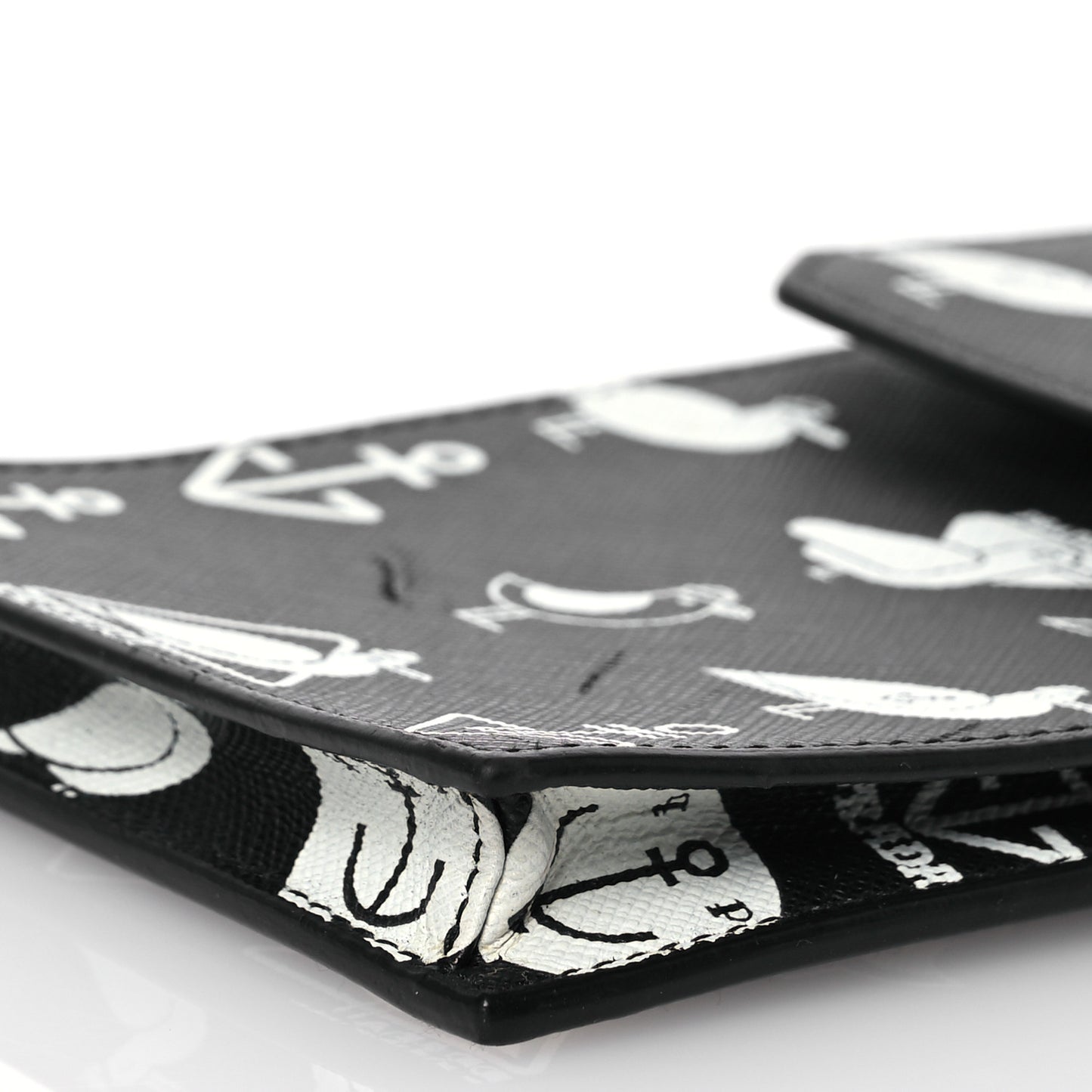 Saffiano Seagull Smartphone Case Black