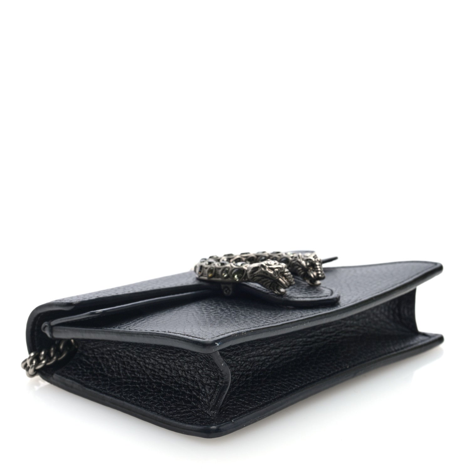 Gucci Calfskin Super Mini Dionysus Shoulder Bag Black 4 of 10