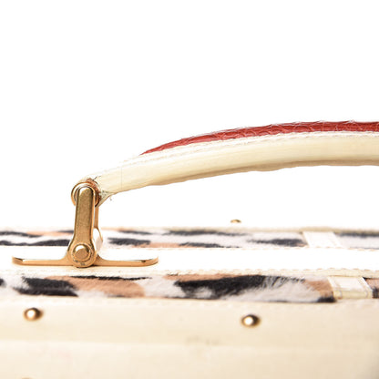 Valentino Garavani Calf Hair Leopard Print Rolling Luggage 22 of 34