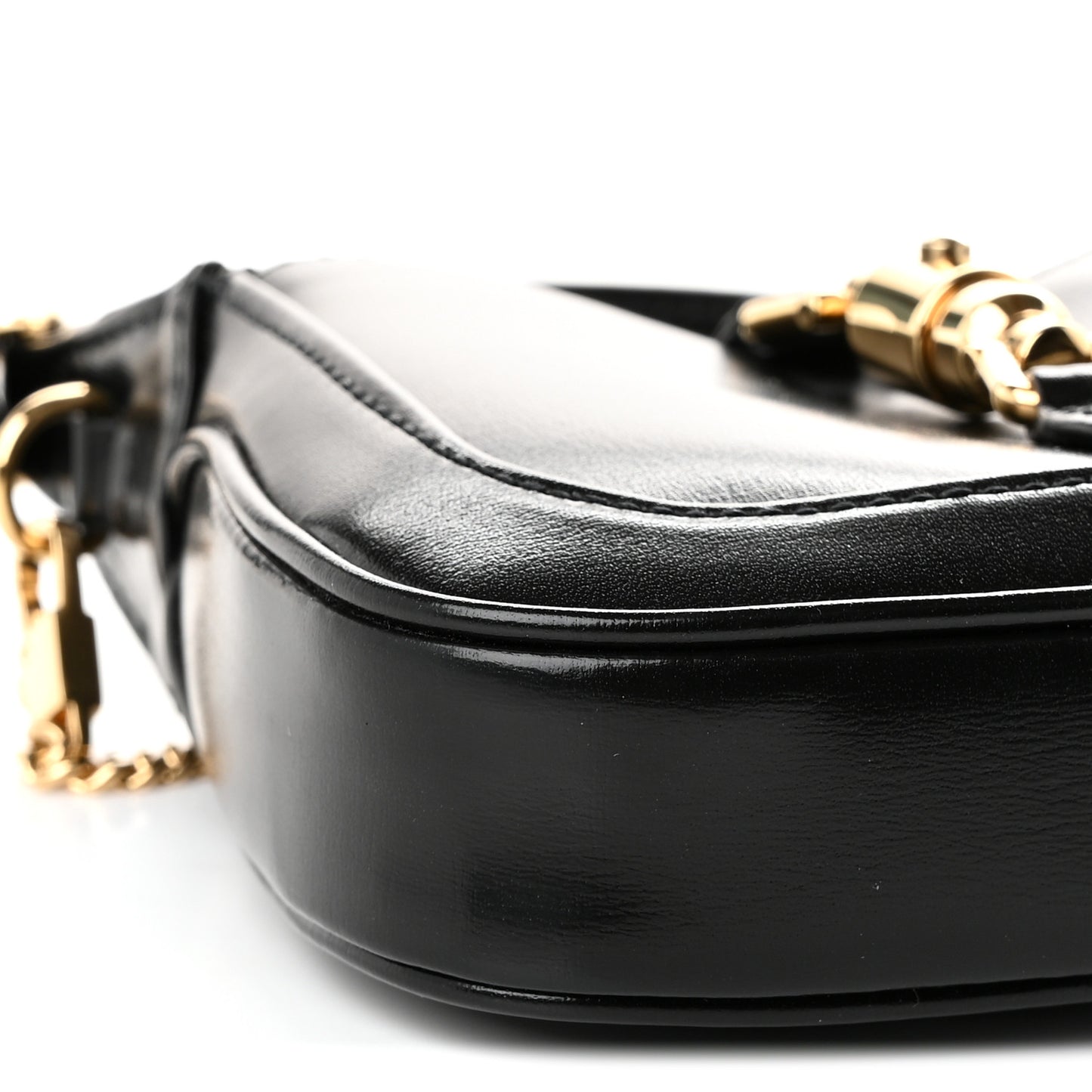 Boarded Dyana Lux Calfskin Nano Jackie 1961 Hobo Black