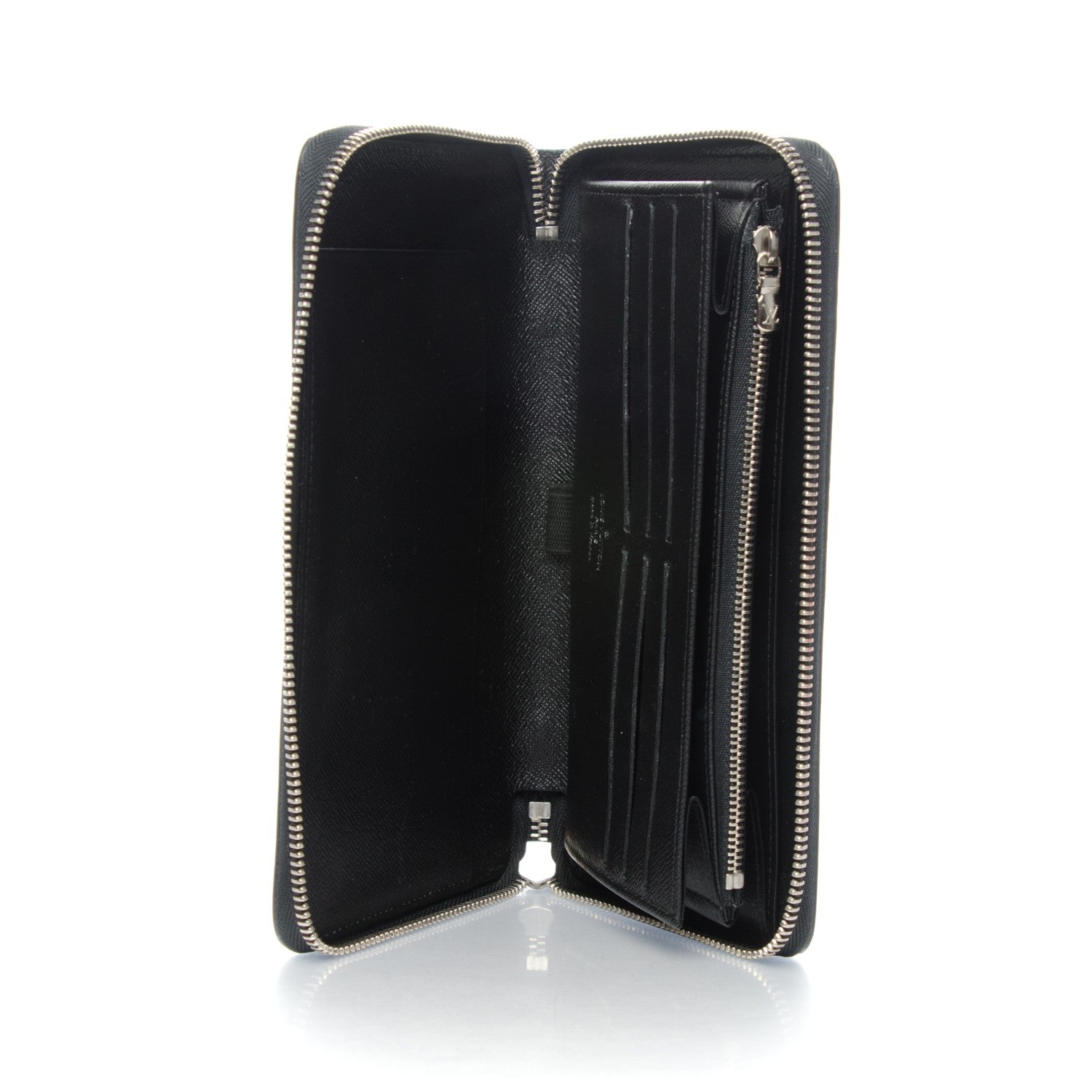 Louis Vuitton Epi Electric Zippy Organizer Wallet Black 5 of 8