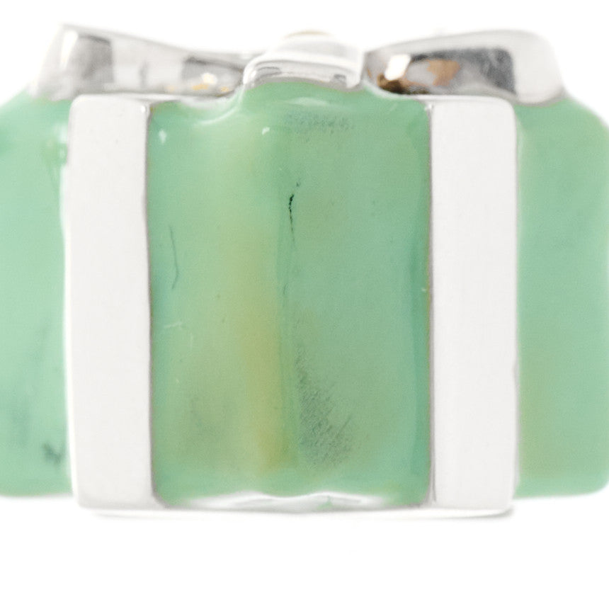 Tiffany Sterling Silver Enamel Gift Box Charm Blue 4 of 5