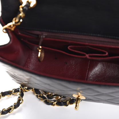 Chanel Lambskin Quilted Mini Square Flap Bag Black 9 of 9