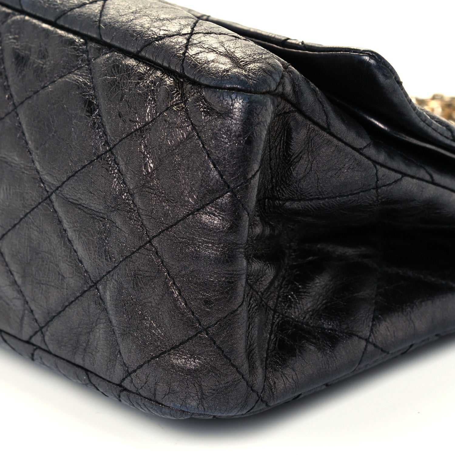 Chanel Aged Calfskin Quilted 2.55 Reissue 228 Flap Black 9 of 10