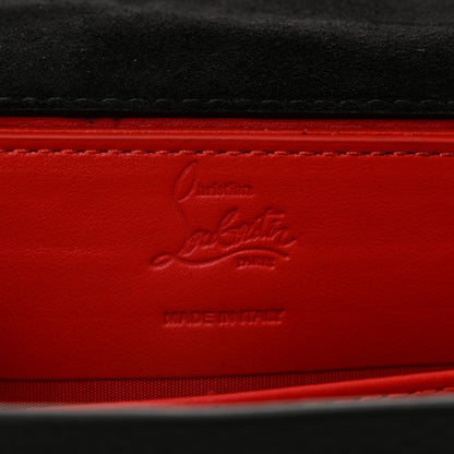 Christian Louboutin Veau Velours Calfskin Vero Dodat Clutch Black 6 of 9