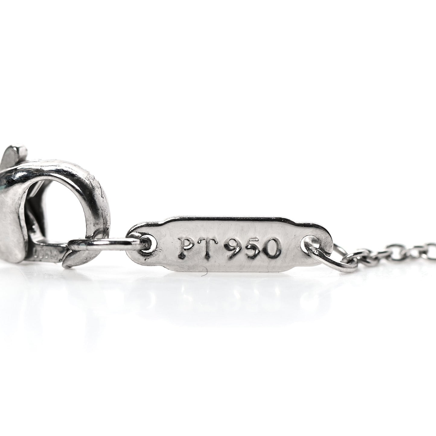 Platinum Diamond Jazz Graduated Pendant Necklace