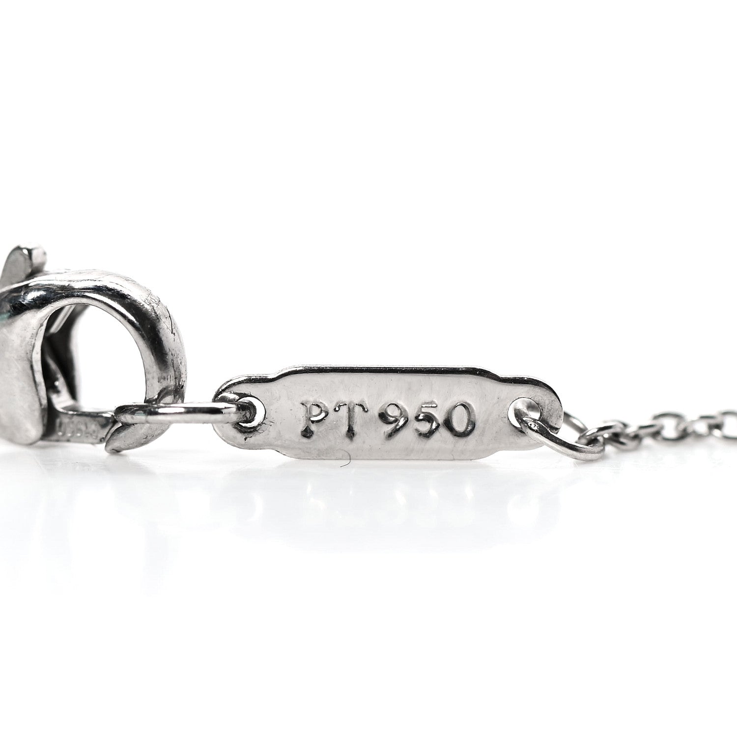 Tiffany Platinum Diamond Jazz Graduated Pendant Necklace 4 of 6