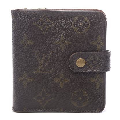 Louis Vuitton Monogram Compact Zippe Zipped Wallet 1 of 11