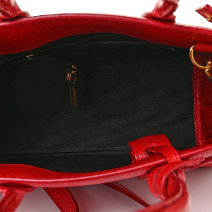 Saint Laurent Calfskin Nano Sac De Jour Lipstick Red 5 of 8