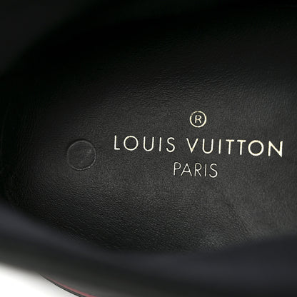 Louis Vuitton Calfskin Mens LV Tattoo Sneaker Boots 8.5 Black 10 of 11