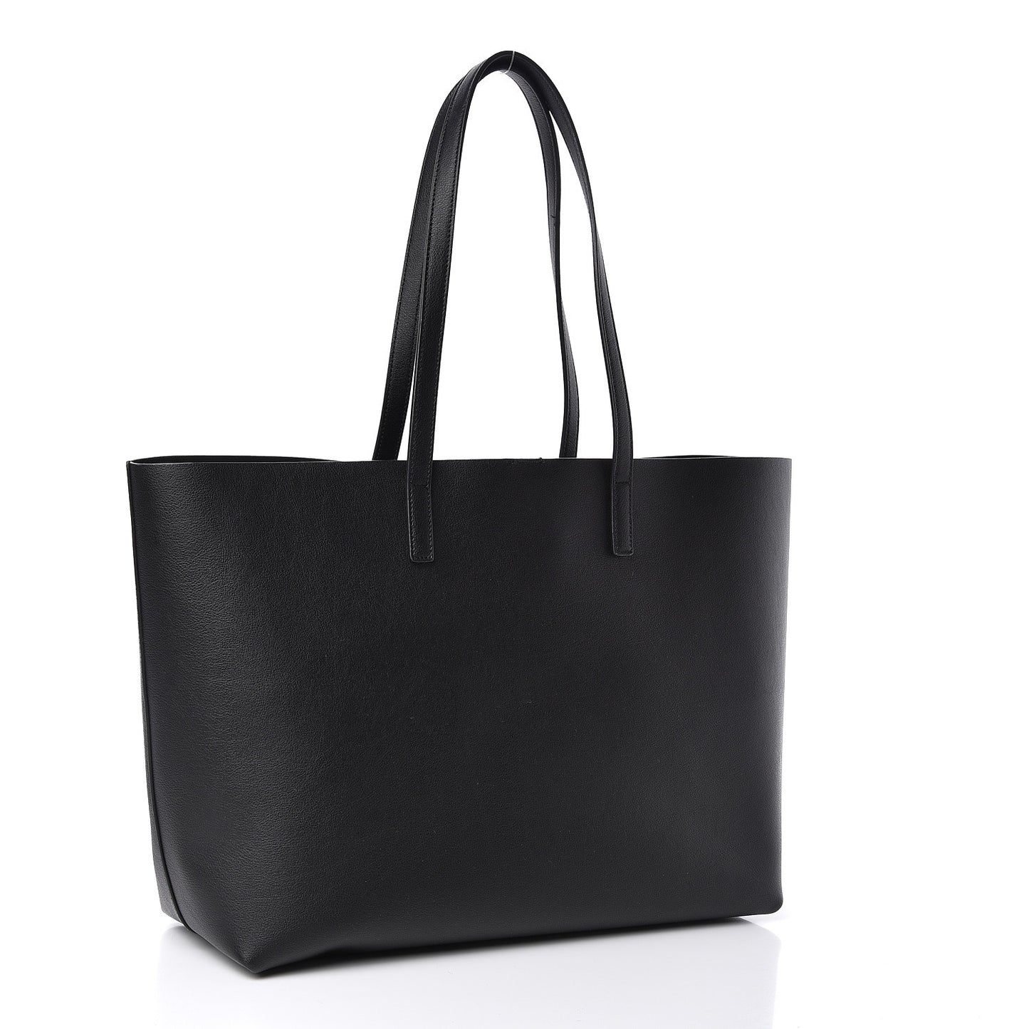 Calfskin Large Shopping Tote Black