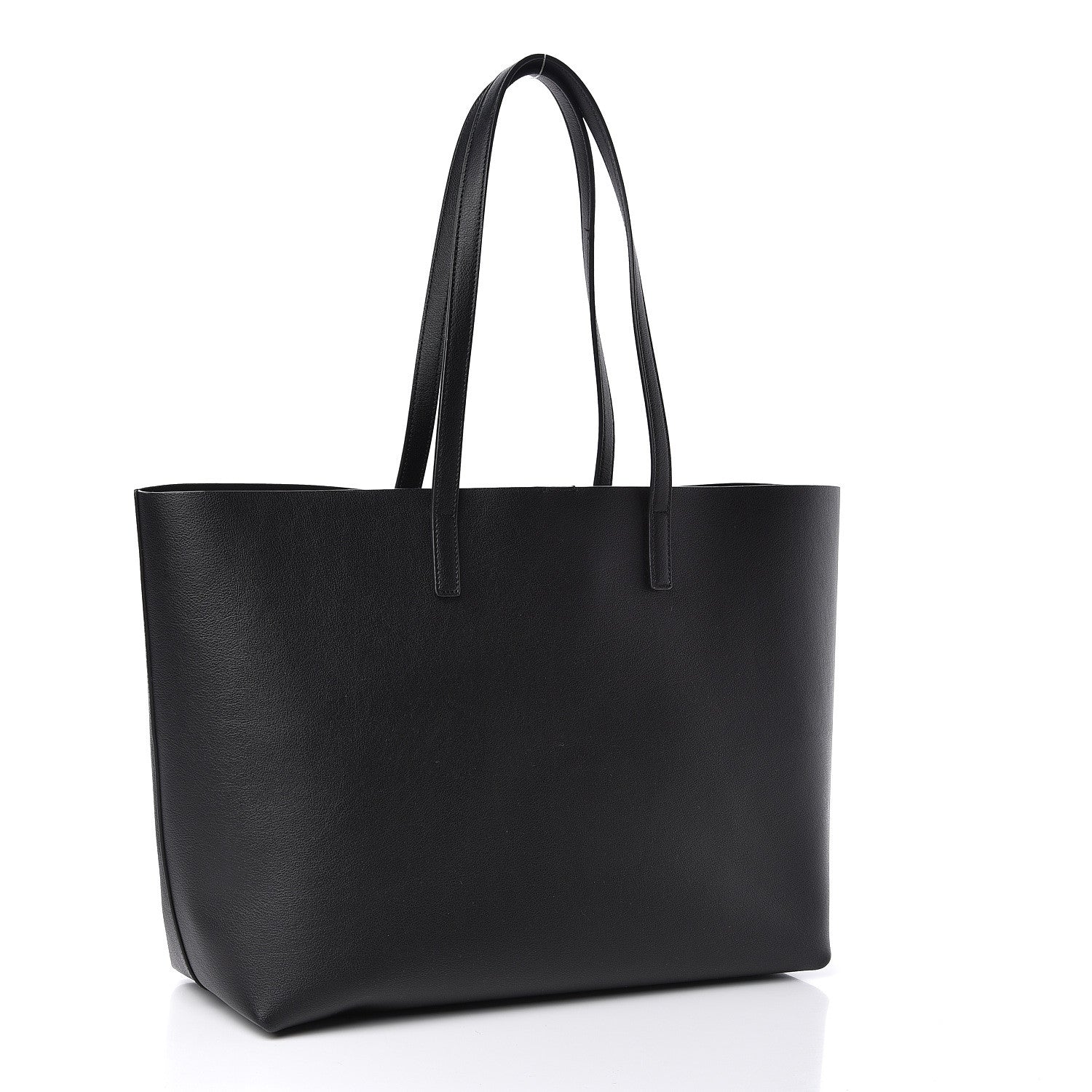 Saint Laurent Calfskin Large Shopping Tote Black 3 of 10