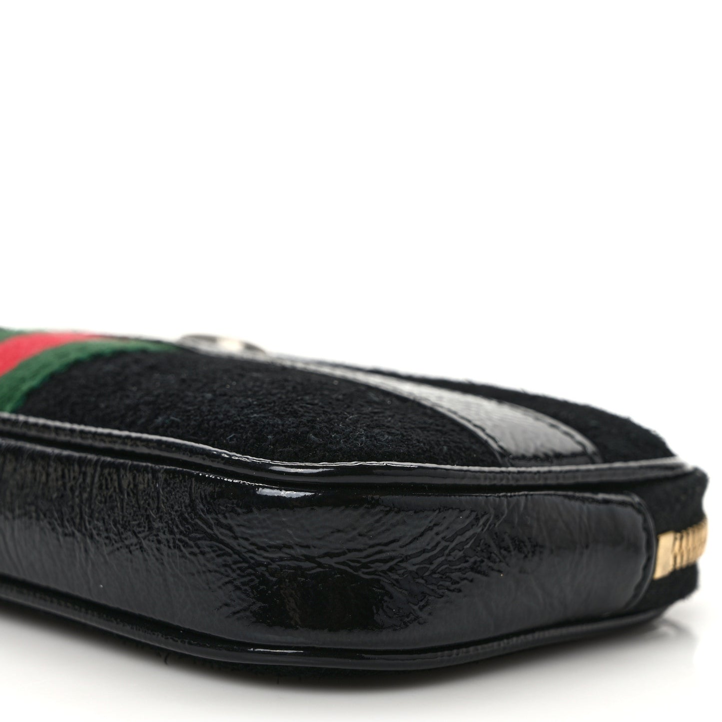 Suede Patent Ophidia Belted iPhone Case 75 30 Black