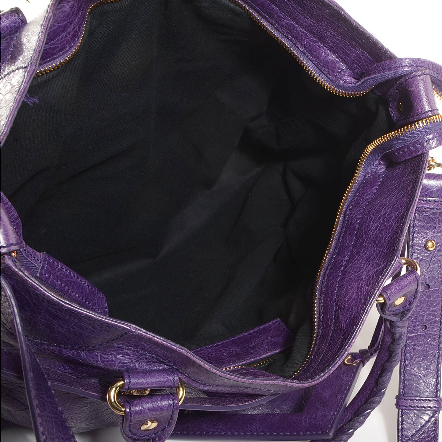 Agneau Giant 12 Gold Hardware Velo Dark Violet