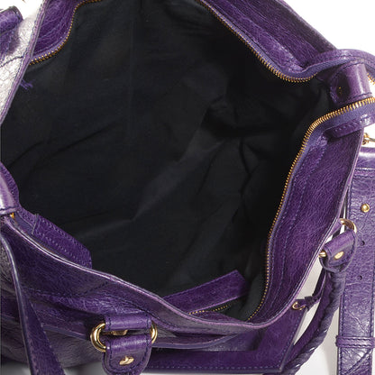 Balenciaga Agneau Giant 12 Gold Hardware Velo Dark Violet 4 of 10