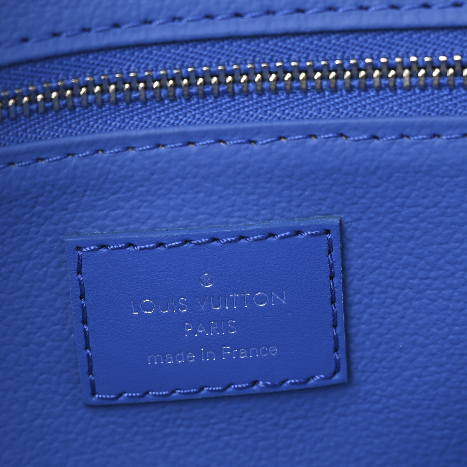 Louis Vuitton Monogram Macassar Dopp Kit Toilet Pouch Indigo Blue 6 of 7