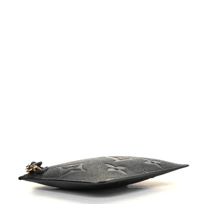 Louis Vuitton Empreinte Monogram Giant Neverfull MM Pochette Black 3 of 4