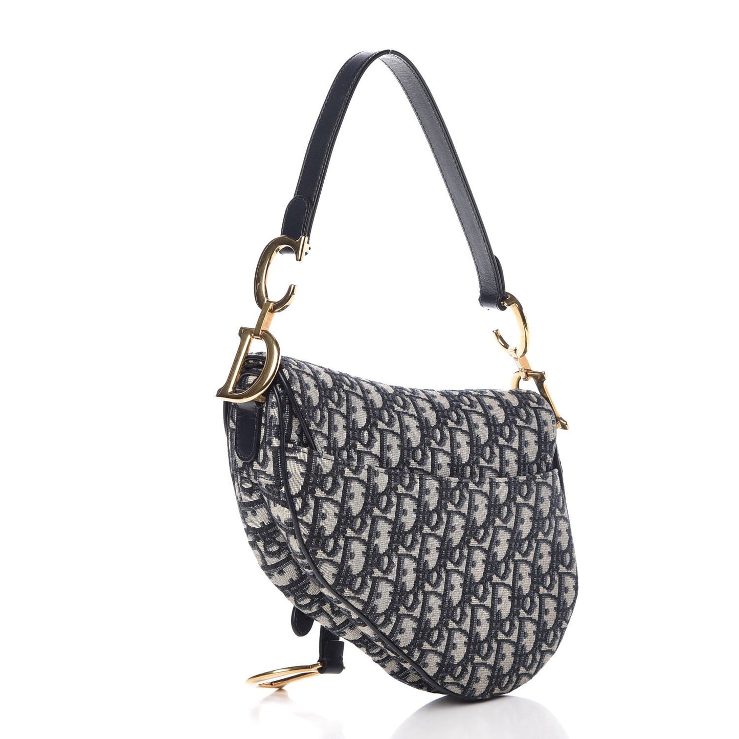 Oblique Saddle Bag Blue