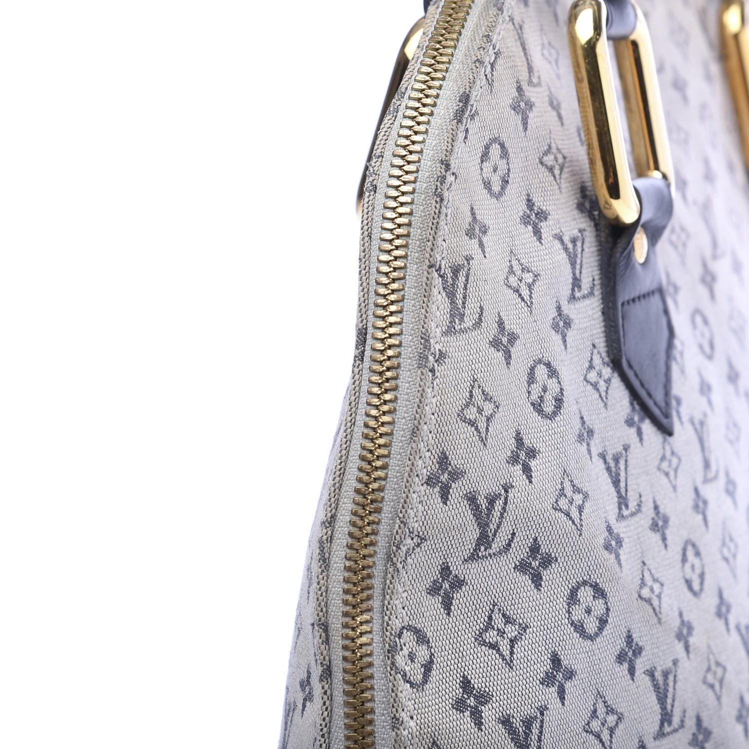 Louis Vuitton Mini Monogram Alma Haut Tote Blue 11 of 12