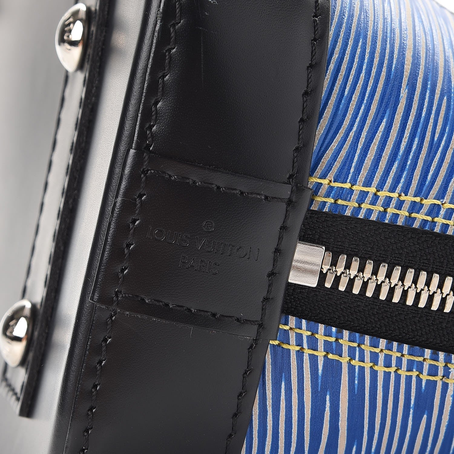Louis Vuitton Epi Alma BB Denim Light 6 of 9