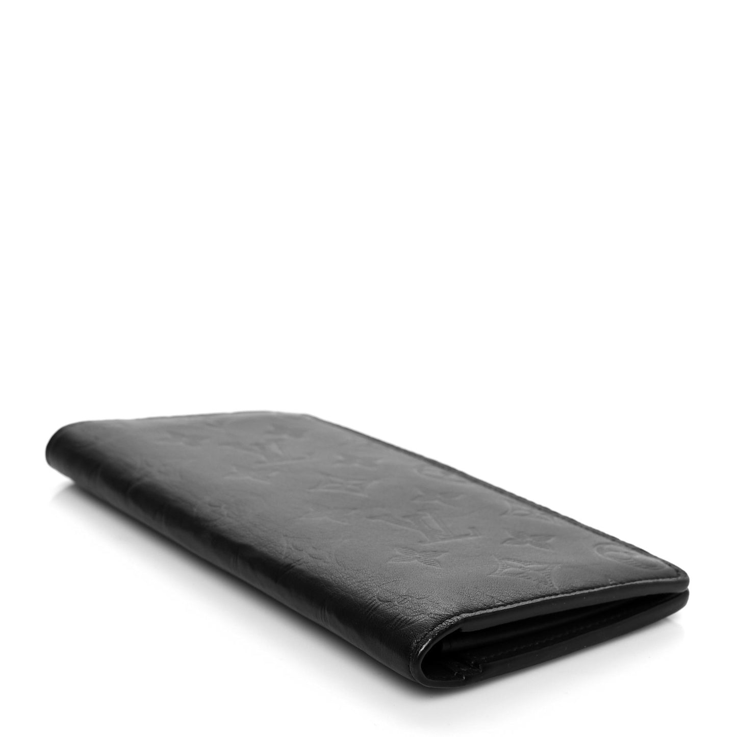 Calfskin Monogram Shadow Brazza Wallet Black