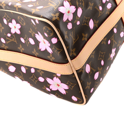 Louis Vuitton LV X TM Monogram Cherry Blossom Keepall Bandouliere 45 Sakura Brown 8 of 9