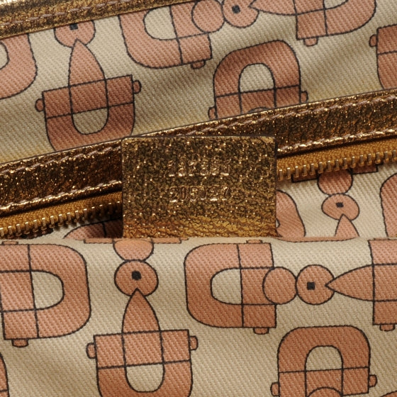 Gucci Monogram Medium Jolicoeur Tote Metallic 7 of 7