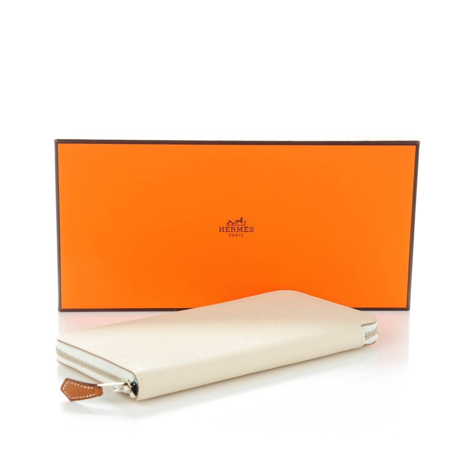 Hermes Epsom Silk'In Wallet Craie 4 of 8