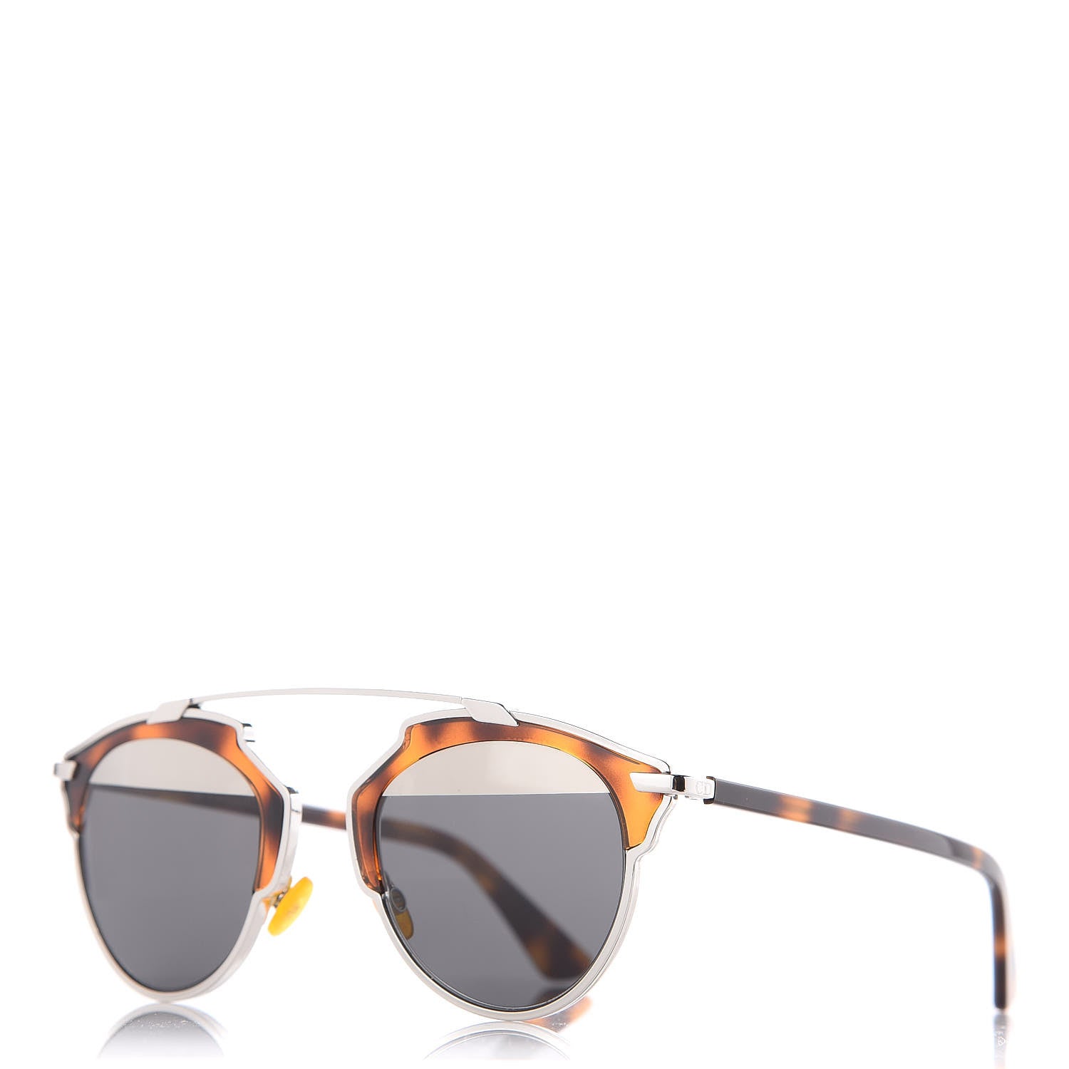 Christian Dior So Real Sunglasses Palladium Havana 1 of 7