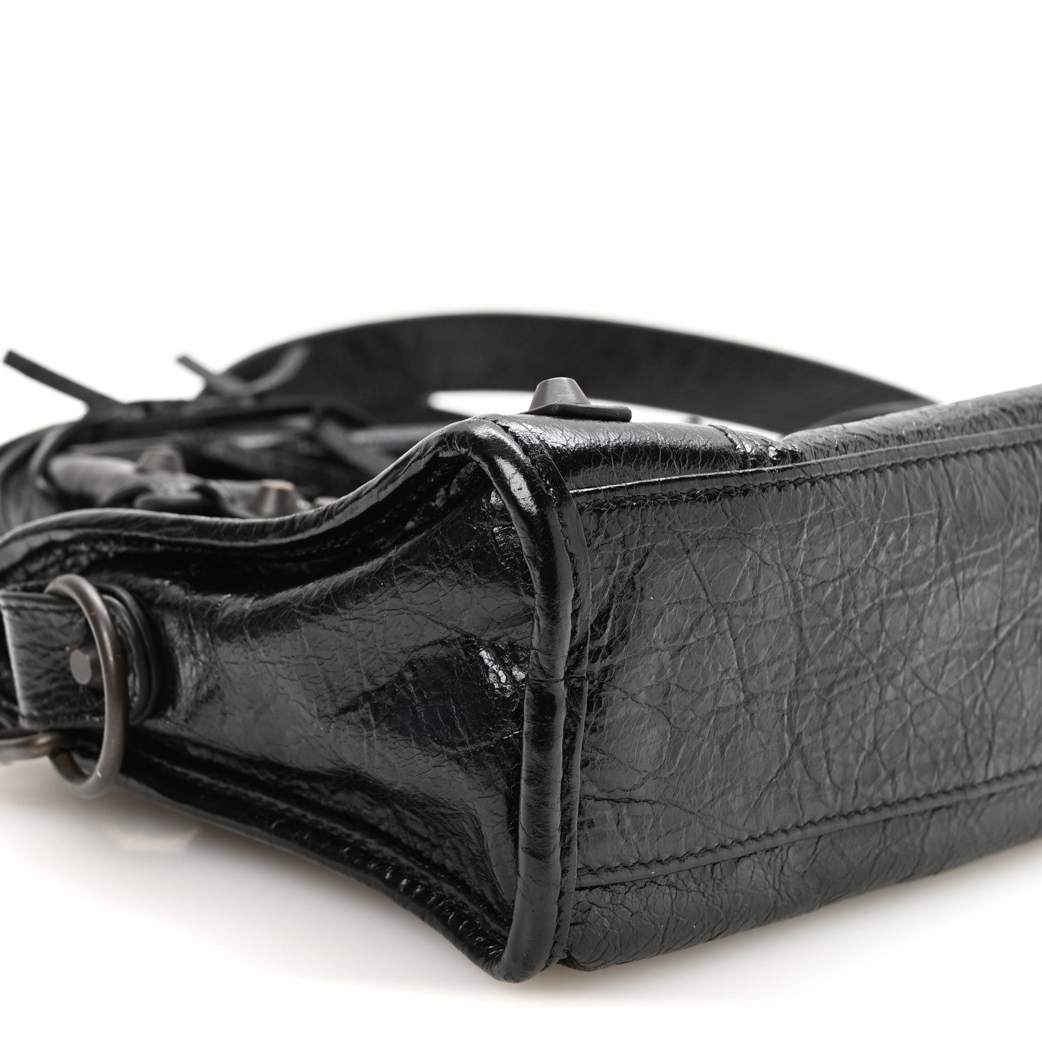 Balenciaga Agneau Arena Classic Hardware Le City Mini Black 9 of 11