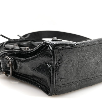 Balenciaga Agneau Arena Classic Hardware Le City Mini Black 9 of 11