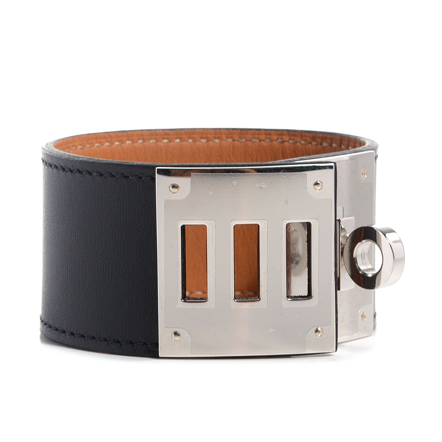Hermes Chamonix Kelly Dog Bracelet Black 6 of 7
