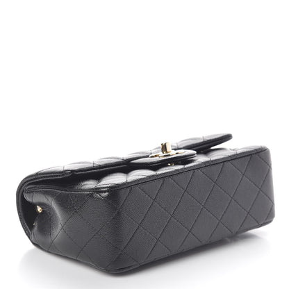 Chanel Caviar Quilted Mini Rectangular Flap Black 4 of 10