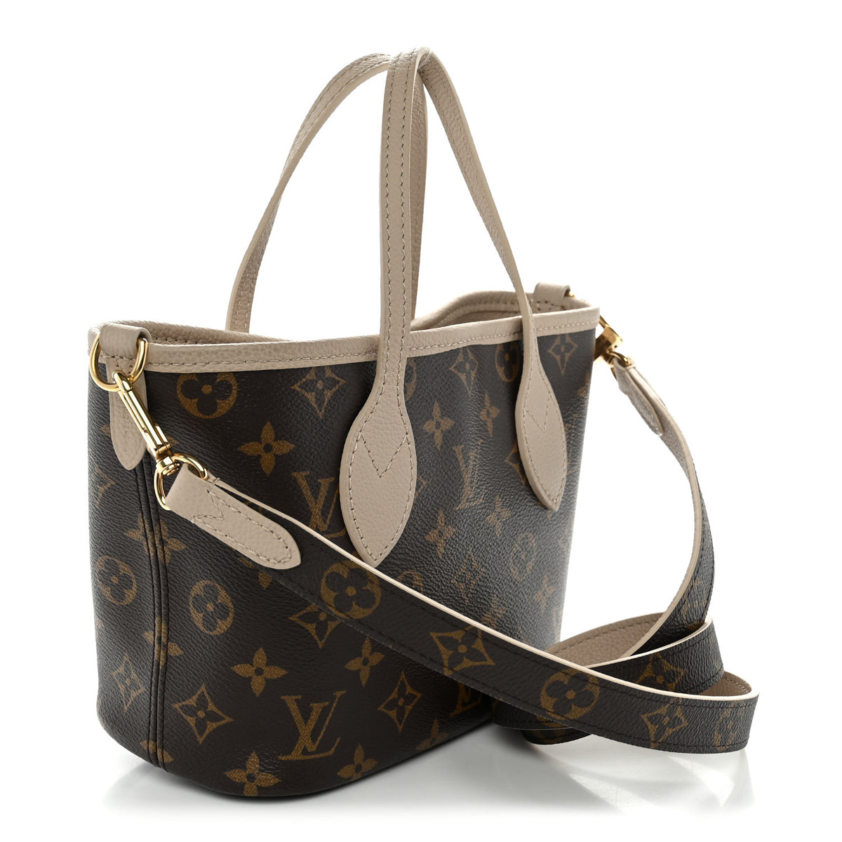 Louis Vuitton Monogram Neverfull Inside Out Bandouliere BB Limestone 4 of 12