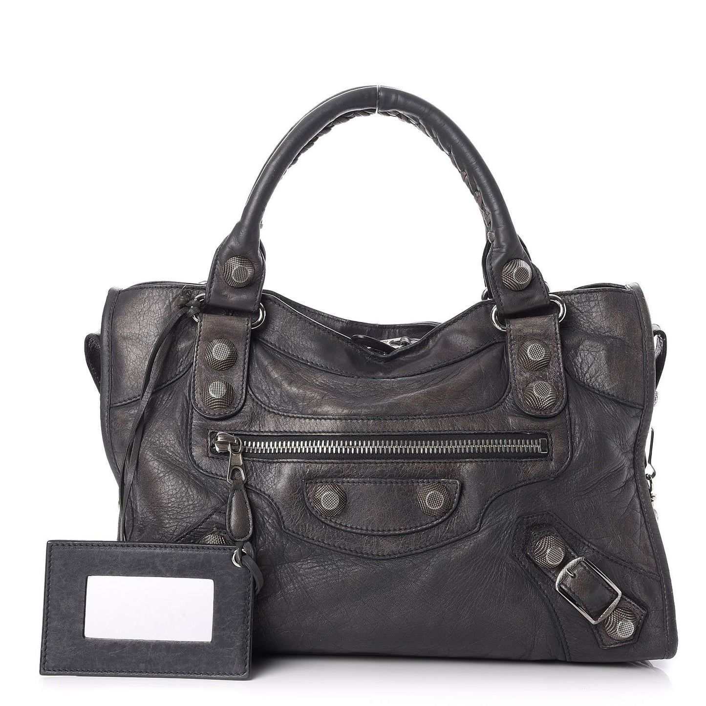 Agneau Giant 21 Silver Hardware City Grey