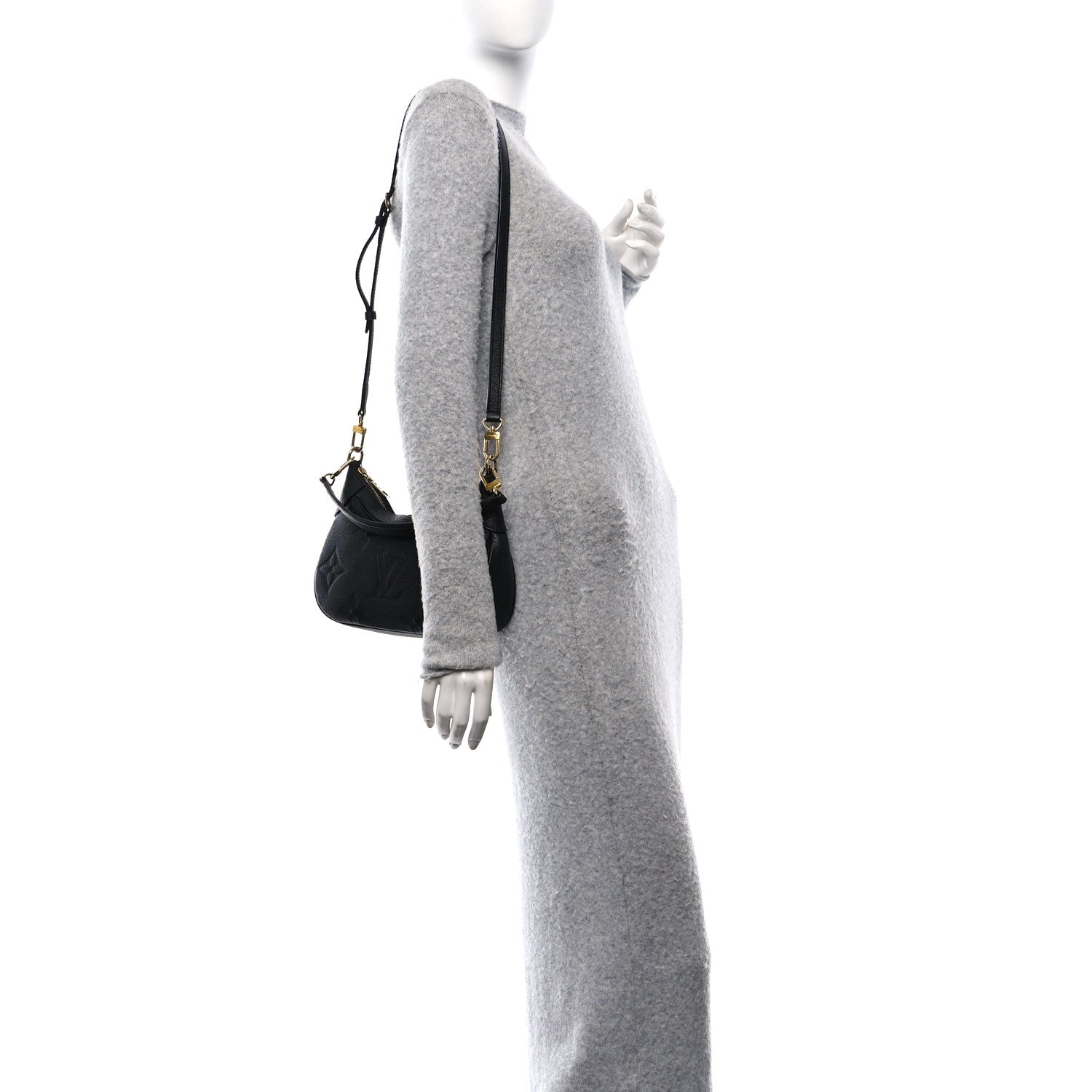 Louis Vuitton Empreinte Monogram Giant Bagatelle NM Black 2 of 13