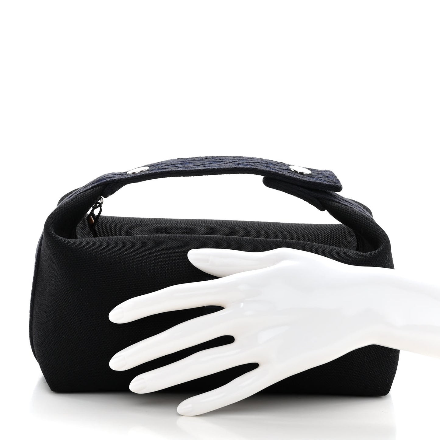 Canvas Small Bride-A-Brac Pouch Black Bleu Nuit