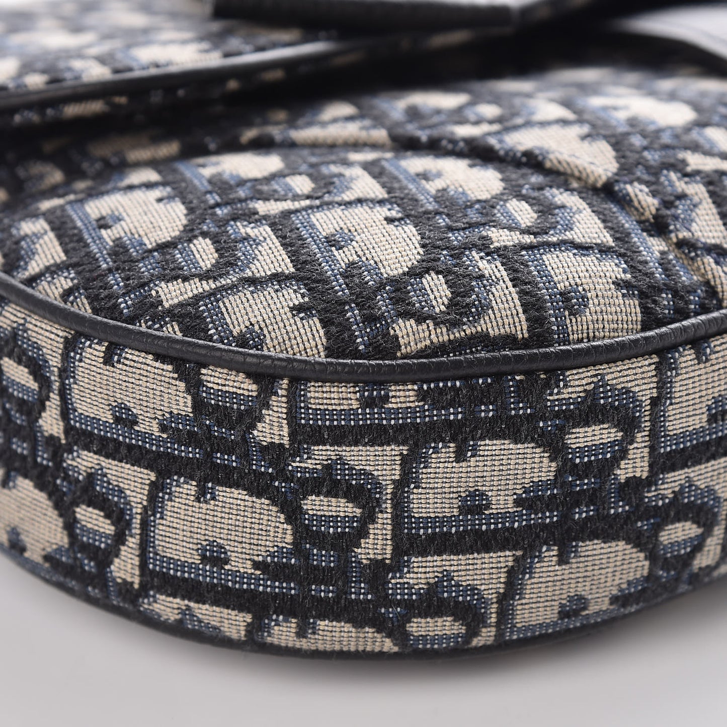Oblique Saddle Bag Blue