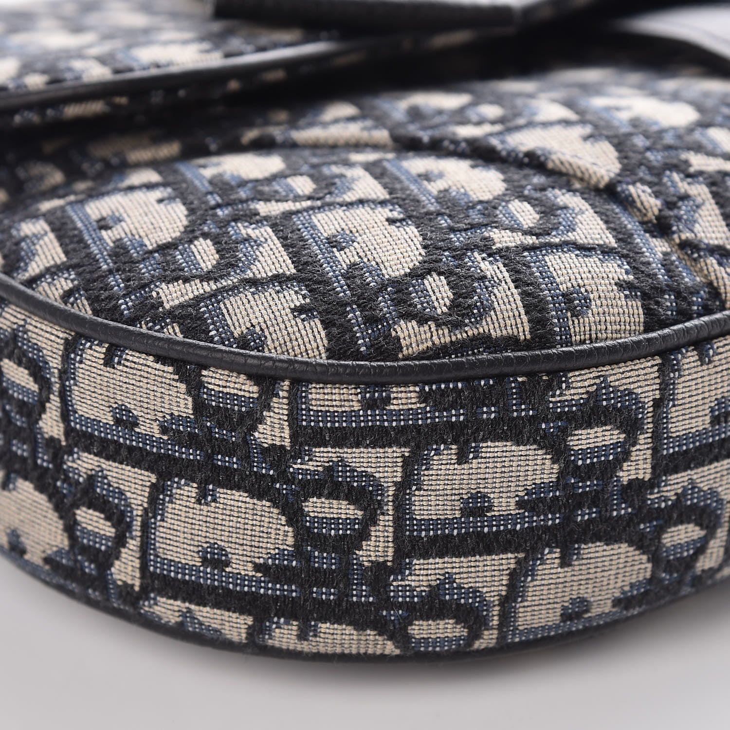 Christian Dior Oblique Saddle Bag Blue 9 of 9