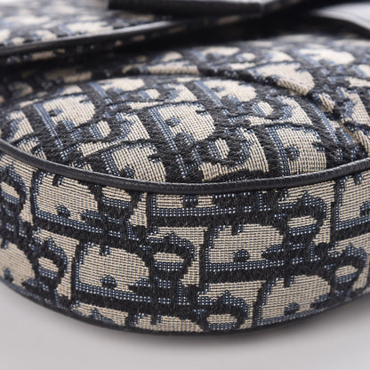 Christian Dior Oblique Saddle Bag Blue 9 of 9