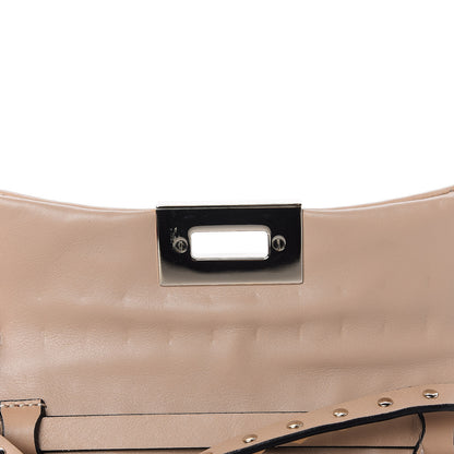 Valentino Garavani Vitello Mini Rockstud All Over Flap Saddle Crossbody Bag Rose Cannelle 12 of 12