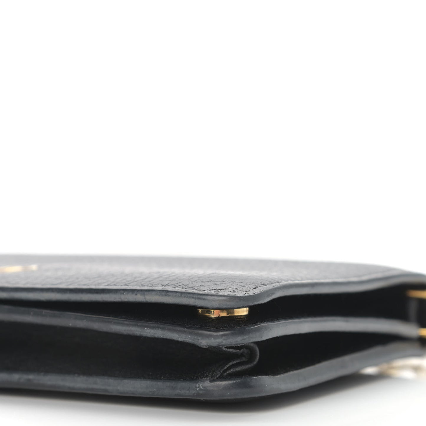 Vitello Daino Mini Crossbody Bag Black