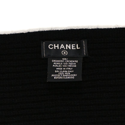 Chanel Cashmere CC Stole Black 3 of 3