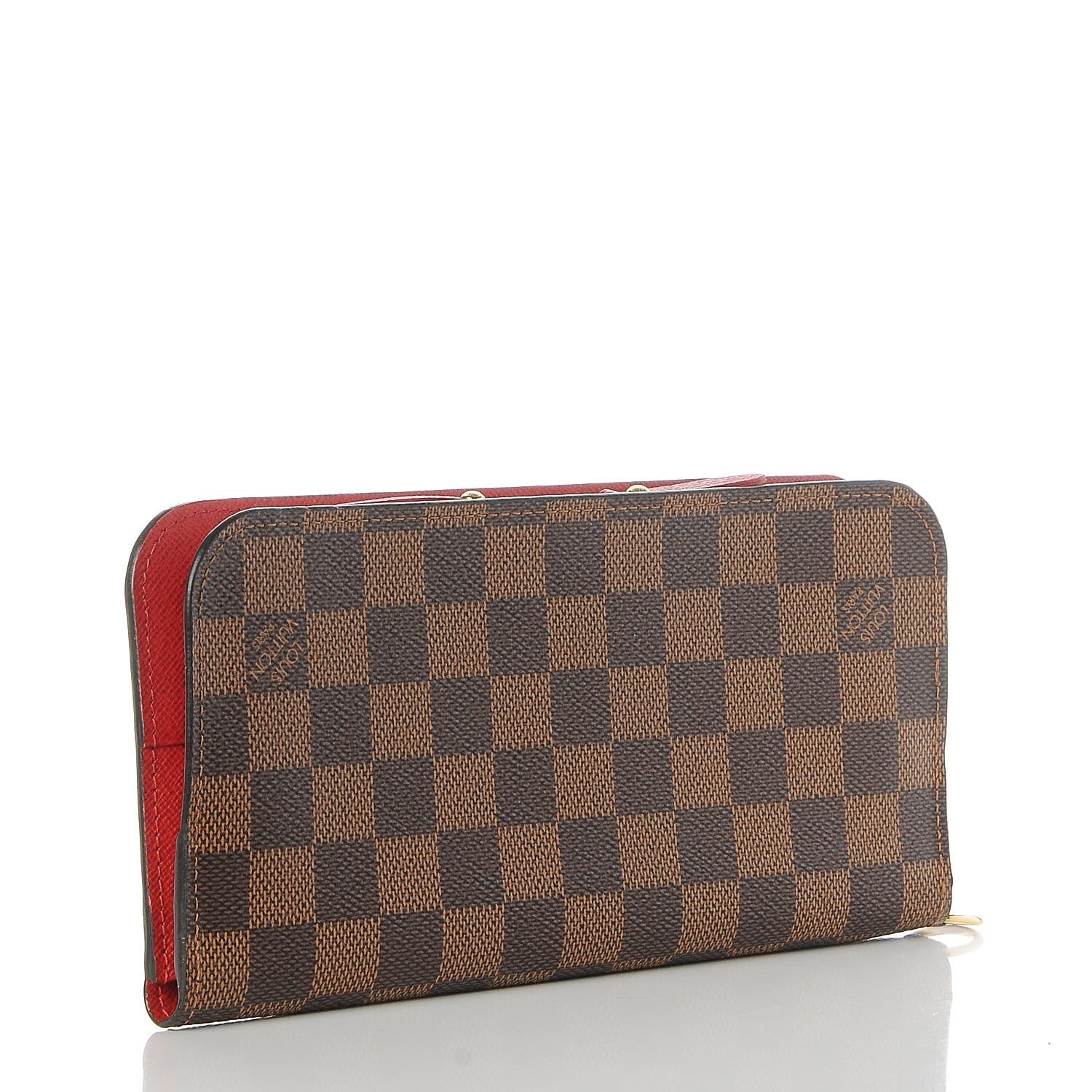 Louis Vuitton Damier Ebene Insolite Wallet Red 3 of 8